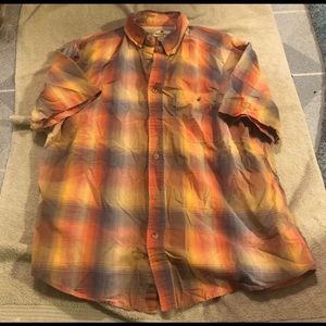 Woolrich multicolor short sleeve shirt size L